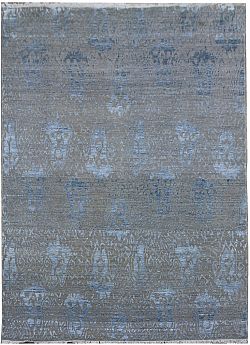 Ručně vázaný kusový koberec Diamond DC-EKT 10 Silver/blue-275x365