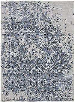 Ručně vázaný kusový koberec Diamond DC-JK 3 Silver/blue-365x550