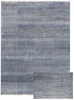 Ručně vázaný kusový koberec Diamond DC-MCN Medium blue/silver-180x275
