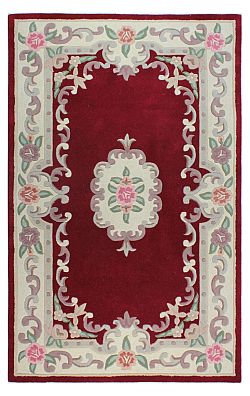 Ručně všívaný kusový koberec Lotus premium Red-75x150