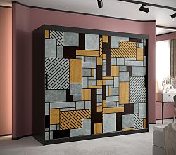 Šatní skříň Tetris 1, 200cm