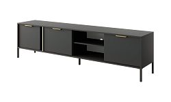 TV stůl Black 3D, Antracit