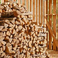 Jak uskladnit palivové dřevo na zimu: Kůlna, sklep, kovová klec, nebo montovaný přístřešek?
