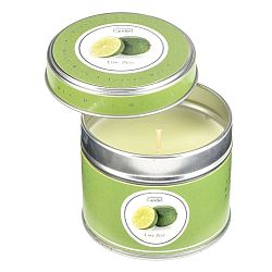 Aroma svíčka v plechovce s vůní limetek Copenhagen Candles  Lime Zest doba hoření 32 hodin