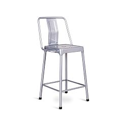 Barová židle ve stříbrné Design Twist Magoye