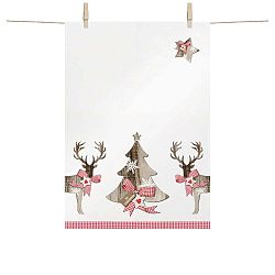 Bavlněná kuchyňská utěrka s vánočním motivem PPD Country Xmas, 48 x 68 cm
