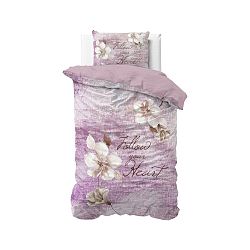 Bavlněné povlečení na jednolůžko Sleeptime Blossom, 140 x 220 cm