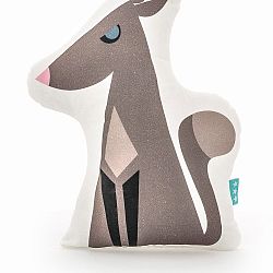 Bavlněný dětský polštářek Mr. Fox Wolfie, 40 x 30 cm