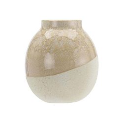 Béžová kameninová váza A Simple Mess Skraa Whisper Pink, ⌀ 18 cm