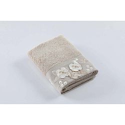 Béžový bavlněný ručník Bella Maison Valerio, 50 x 90 cm
