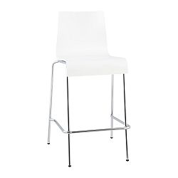 Bílá barová židle Kokoon Cobe, výška sedu 65 cm
