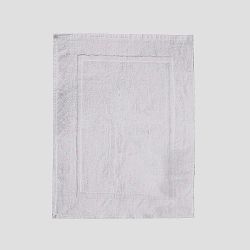 Bílá bavlněná koupelnová předložka Wenko, 50 x 70 cm