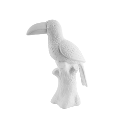 Bílá dekorativní keramická soška PT LIVING Toucan