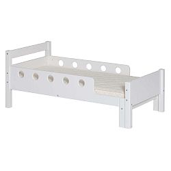 Bílá dětská nastavitelná postel Flexa White Junior, 90 x 140/190 cm