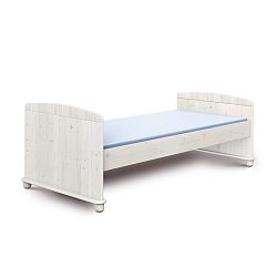 Bílá dětská postel z borovicového dřeva Faktum Tomi, 90 x 200 cm