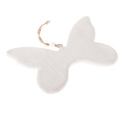Bílá dřevěná závěsná dekorace Dakls So Cute Butterfly