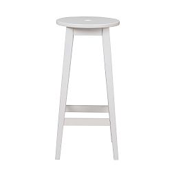 Bílá dubová stolička Folke Gorgona, výška 75 cm