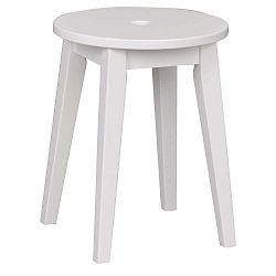 Bílá dubová stolička Rowico Gorgona, výška 44 cm