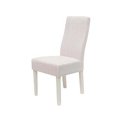 Bílá jídelní židle s bílými nohami Canett Titus
