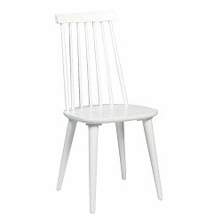 Bílá jídelní židle ze dřeva kaučukovníku Folke Lotta