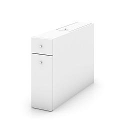 Bílá koupelnová skříňka, 55 x 60 cm