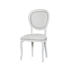 Bílá polstrovaná židle Rubia