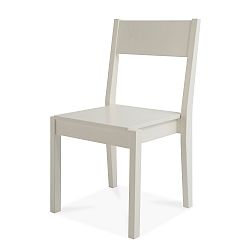 Bílá ručně vyráběná židle z masivního březového dřeva Kiteen Joki