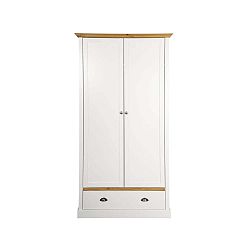 Bílá šatní skříň Steens Sandringham, 192 x 104 cm