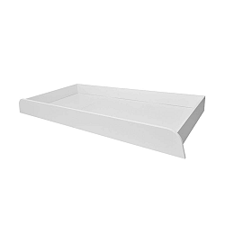 Bílá úložná police na kolečkách pod postel z kolekce BELLAMY UP, 70 x 120 cm