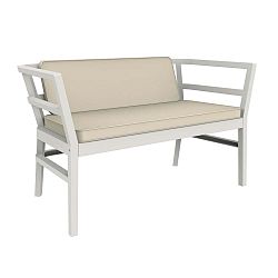 Bílé zahradní sofa Resol Click-Clack