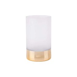Bílo-zlatá matná váza PT LIVING Glamour, výška 20 cm