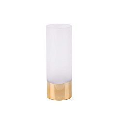 Bílo-zlatá váza PT LIVING Glamour, výška 25 cm