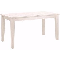 Bílý dřevěný rozkládací jídelní stůl Støraa Amarillo, 150 x 76 cm