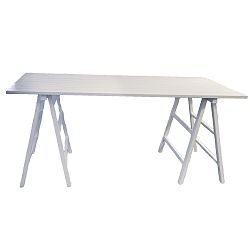 Bílý dřevěný stůl Interiörhuset Samira