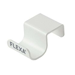 Bílý háček na tašku Flexa