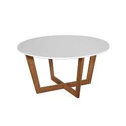 Bílý konferenční stolek Dřevotvar Ontur 31