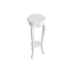 Bílý odkládací stolek Marianne, ⌀ 30 cm