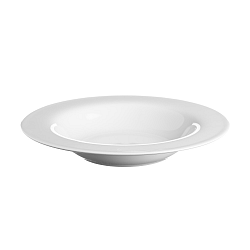 Bílý polévkový talíř Price & Kensington Simplicity, Ø 21,5 cm