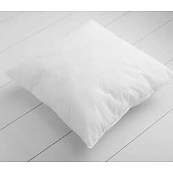 Bílý polštář s příměsí bavlny Minimalist Cushion Covers, 45 x 45 cm