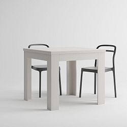 Bílý rozkládací jídelní stůl MobiliFiver Eldorado, délka 90-180 cm