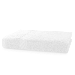 Bílý ručník DecoKing Bamby, 50 x 100 cm