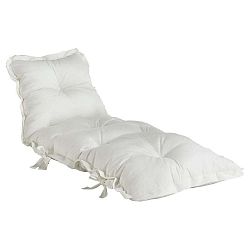 Bílý variabilní futon vhodný do exteriéru Karup Design OUT™ Sit&Sleep White