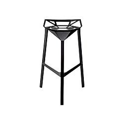 Černá barová židle Magis Officina, výška 84 cm