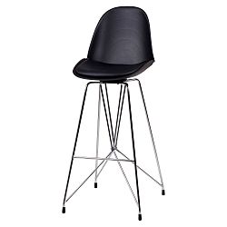 Černá barová židle sømcasa Brett