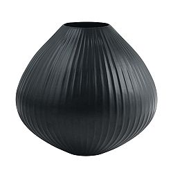 Černá Černá váza Fuhrhome Oslo, Ø 30 cm