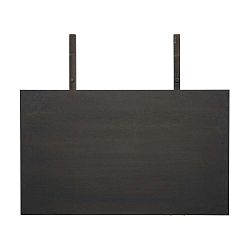 Černá deska k prodloužení jídelního stolu Canett Aspen, šířka 45 cm