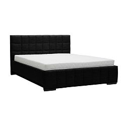 Černá dvoulůžková postel Mazzini Beds Dream, 160 x 200 cm