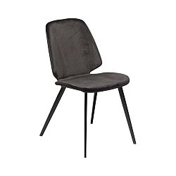 Černá jídelní židle DAN–FORM Denmark Swing Velvet