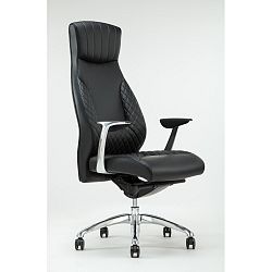 Černá otočná kancelářská židle RGE Luxe