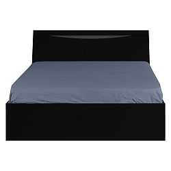 Černá postel Artemob Letty, 140 x 200 cm